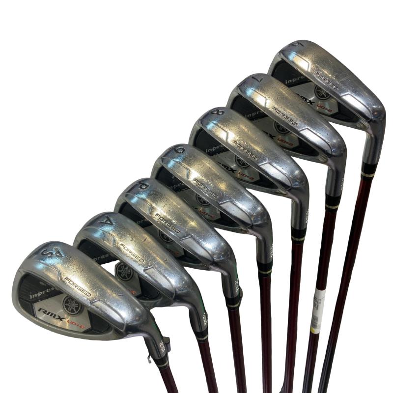 【中古】 ヤマハ inpres RMX UD+2 7S アイアンセット IR BASSARA FS50 (フレックスR) メンズ 男性用 右利き 右用 Dランク ゴルフクラブ