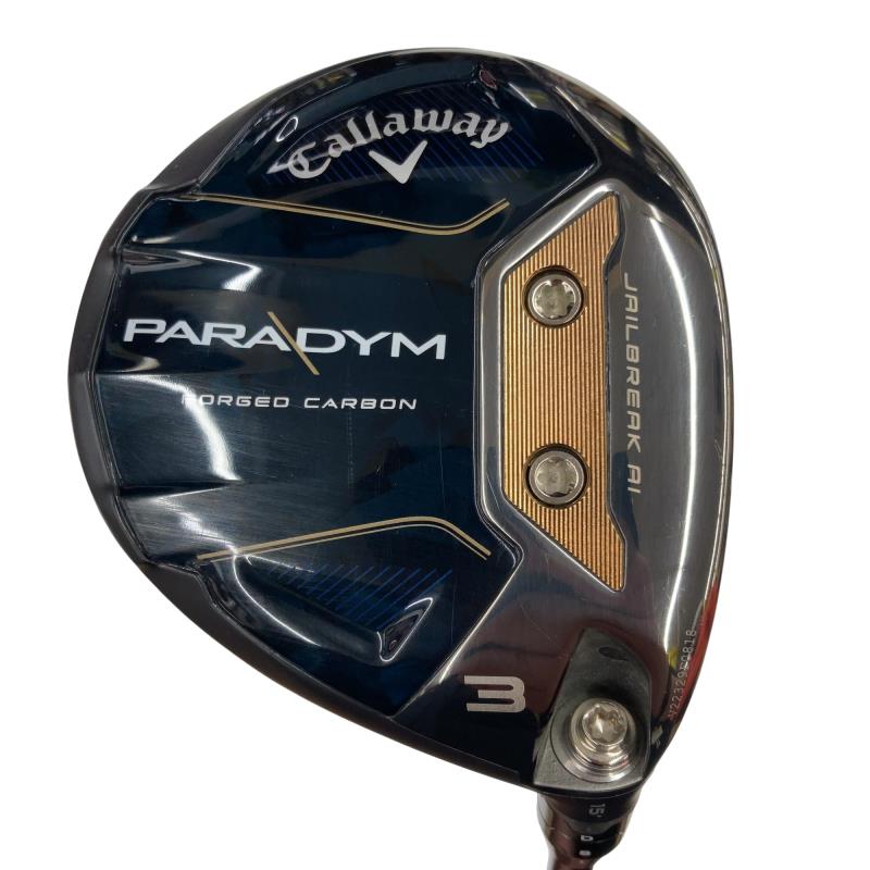 【中古】 キャロウェイ PARADYM 3W フェアウェイウッド FW 純正特注シャフト (フレックスS) メンズ 男性用 右利き 右用 Bランク ゴルフクラブ|ゴルフパートナー 中古クラブ店