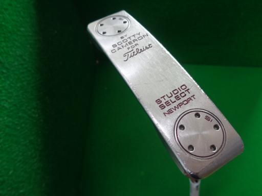 【中古】 タイトリスト SCOTTY CAMERON STUDIO SELECT NEWPORT 34in(15g) パター PT スチール写真 (フレックス余分の物) メンズ 成人男性用 右利き 右用 D位置づける ゴルフ野球クラブ