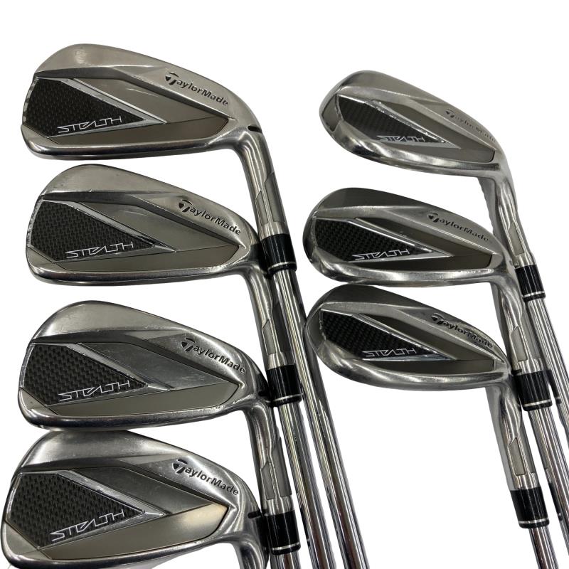 【中古】 テーラーメイド STEALTH 7S アイアンセット IR KBS MAX MT85 JP (フレックスS) メンズ 男性用 右利き 右用 Cランク ゴルフクラブ