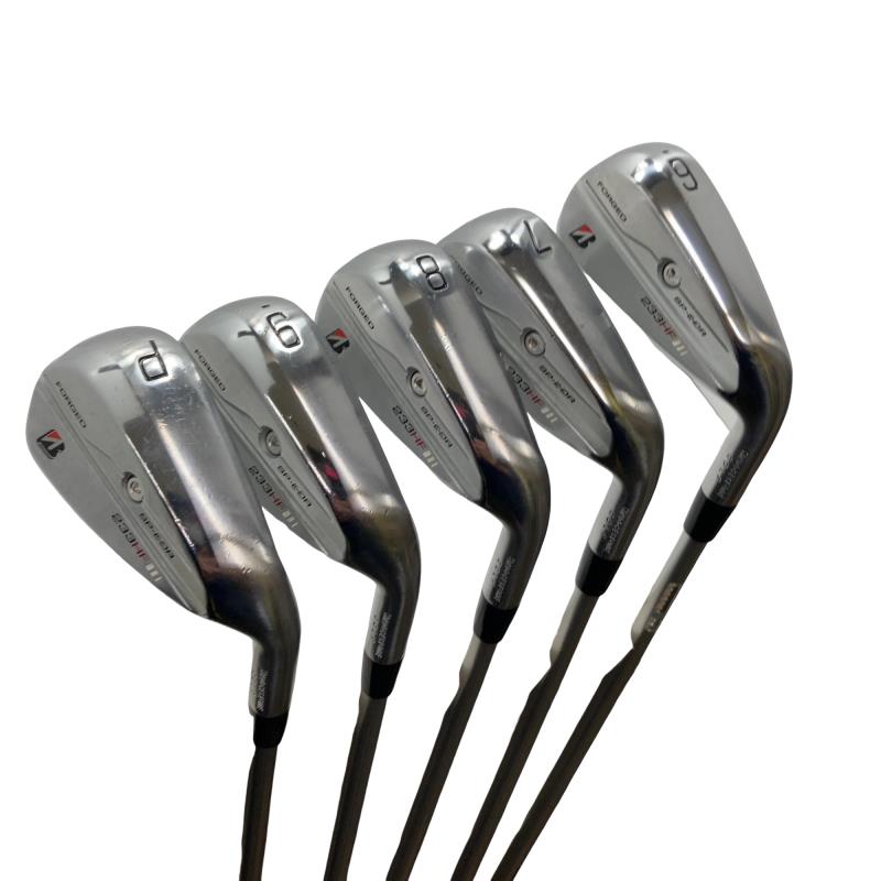 【中古】 ブリヂストン BRIDGESTONE 233HF 5S アイアンセット IR SPEEDER NX BS40i (フレックスその他) メンズ 男性用 右利き 右用 Cランク ゴルフクラブ