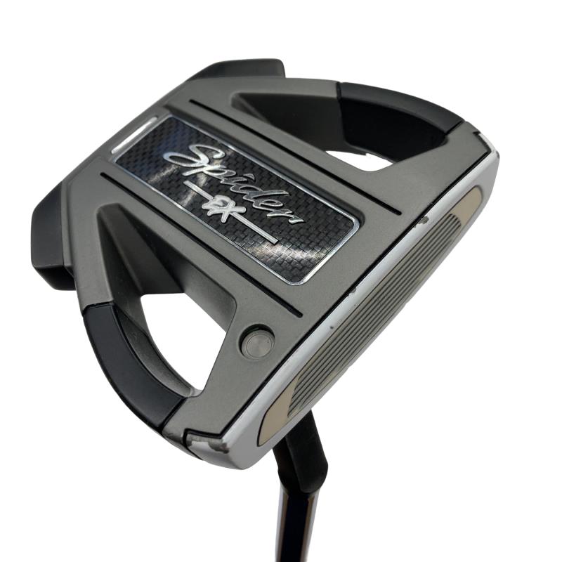 【中古】 テーラーメイド Spider EX PLATINUM/WHITE スモールスラント 34インチ パター PT スチール (フレックスその他) メンズ 男性用 右利き 右用 Cランク ゴルフクラブ