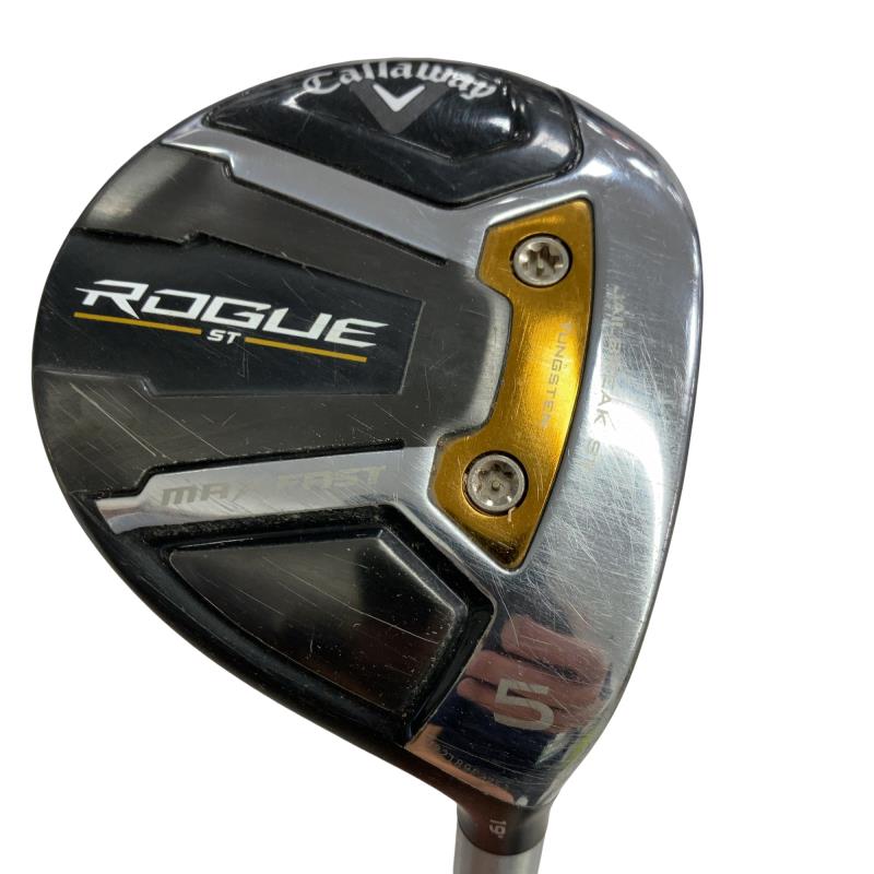 【中古】 キャロウェイ ROGUE ST MAX FAST 5W フェアウェイウッド FW SPEEDER NX 40 for CW(ROGUE ST FW) (フレックスR) メンズ 男性用 右利き 右用 Cランク ゴルフクラブ