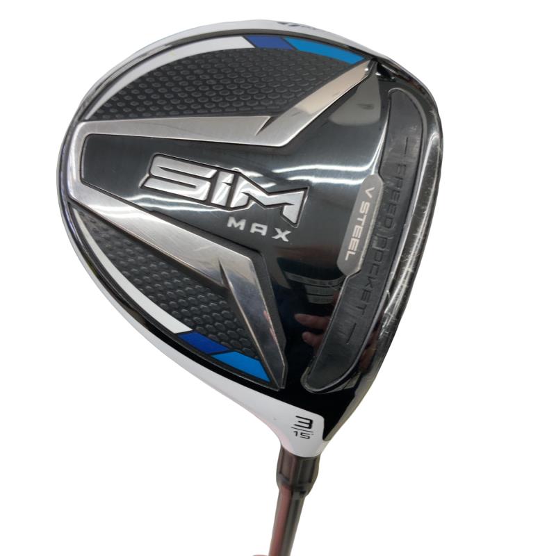 【中古】 テーラーメイド SIM MAX 3W フェアウェイウッド FW TENSEI BLUE TM50(FW) (フレックスR) メンズ 男性用 右利き 右用 Cランク ゴルフクラブ|ゴルフパートナー 中古クラブ店