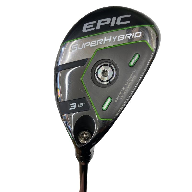 【中古】 キャロウェイ EPIC SUPER HYBRID U3 ユーティリティ UT Diamana 55 for CW(2021 EPIC UT) (フレックスSR) メンズ 男性用 右利き 右用 Cランク ゴルフクラブ