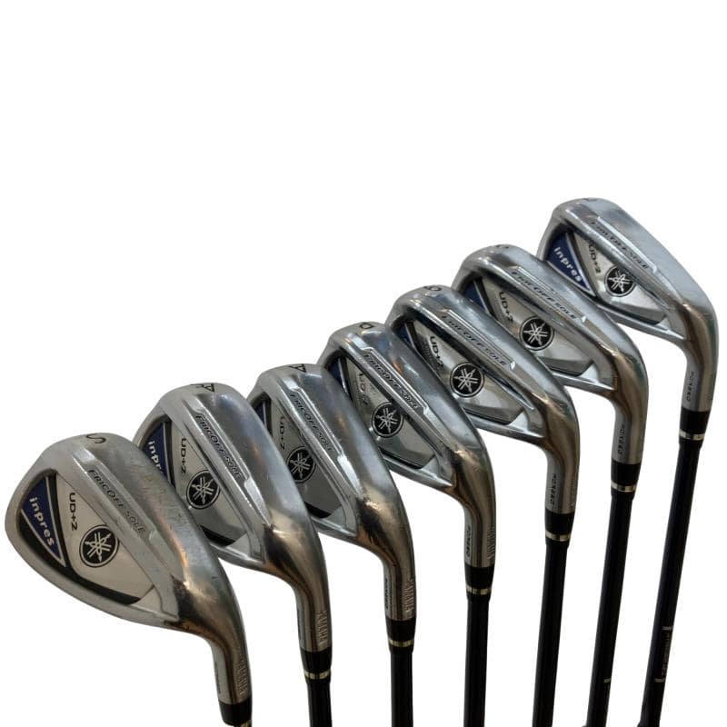【中古】 ヤマハ inpres UD+2(2019) 9S アイアンセット IR MX-519i (フレックスR) メンズ 男性用 右利き 右用 Cランク ゴルフクラブ
