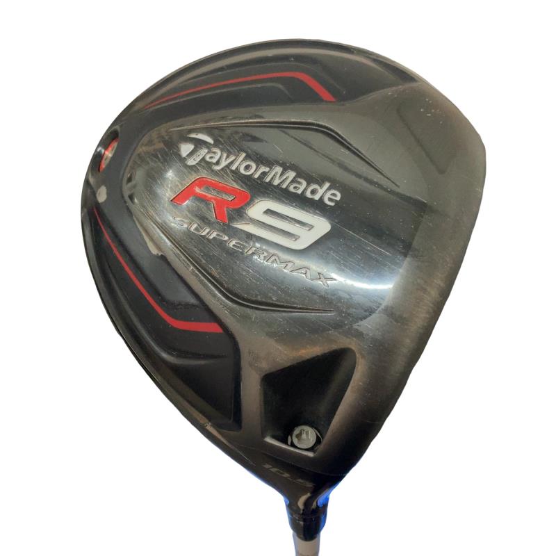 【中古】 テーラーメイド R9 SUPER MAX 10.5° ドライバー DR Motore SUPERMAX 50(ドライバー) (フレックスSR) メンズ 男性用 右利き 右用 Dランク ゴルフクラブ