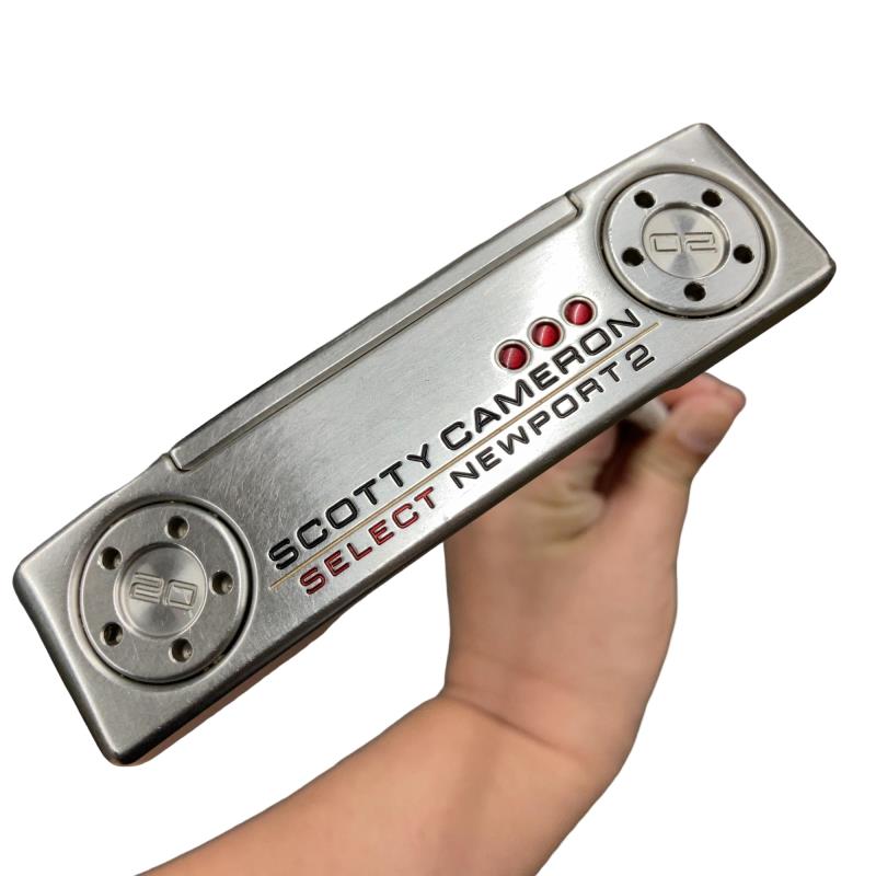 【中古】 タイトリスト SCOTTY CAMERON select NEWPORT 2(2018) 33in パター PT スチール写真 (フレックス余分の物) メンズ 成人男性用 右利き 右用 B価値づける ゴルフ野球クラブ