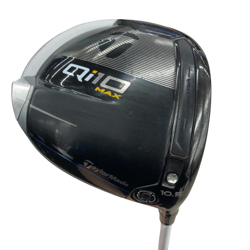 【中古】 テーラーメイド Qi10 MAX 10.5° ドライバー DR 純正特注シャフト (フレックスS) メンズ 男性用 右利き 右用 Cランク ゴルフクラブ