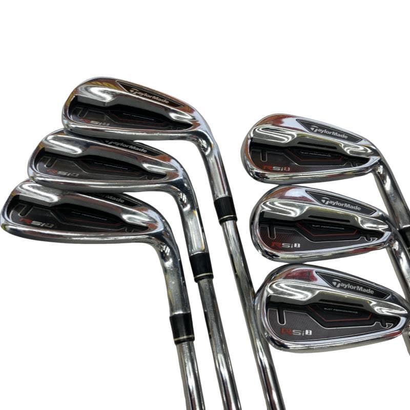 【中古】 テーラーメイド RSi 1 6S アイアンセット IR KBS C-TAPER 90 (フレックスS) メンズ 男性用 右利き 右用 Dランク ゴルフクラブ