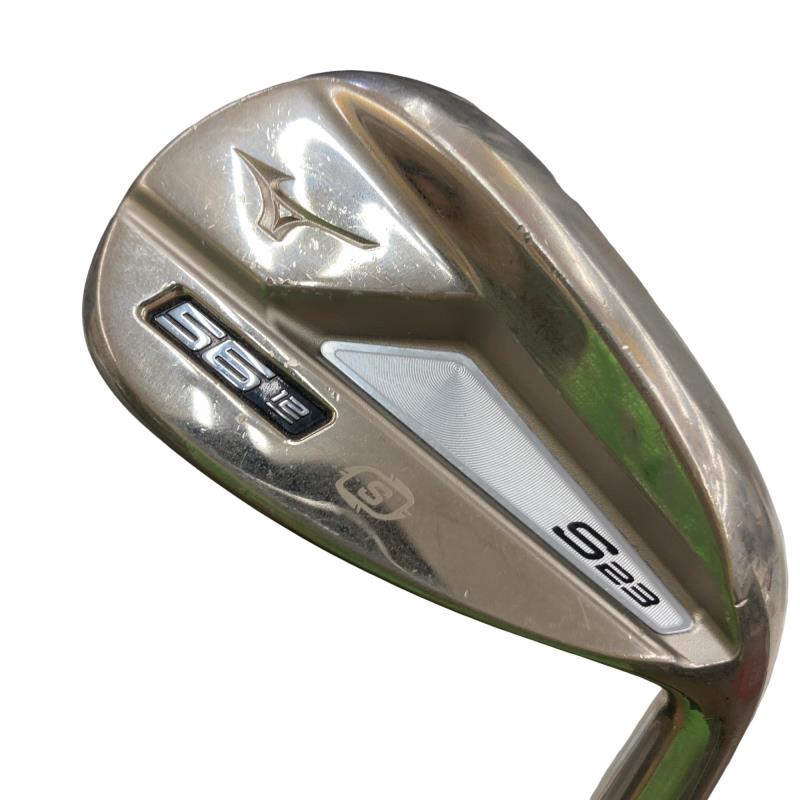 【中古】 ミズノ Mizuno S23(ホワイトサテン) 56°/12°S ウェッジ WG Dynamic Gold 105 (フレックスS) メンズ 男性用 右利き 右用 Dランク ゴルフクラブ