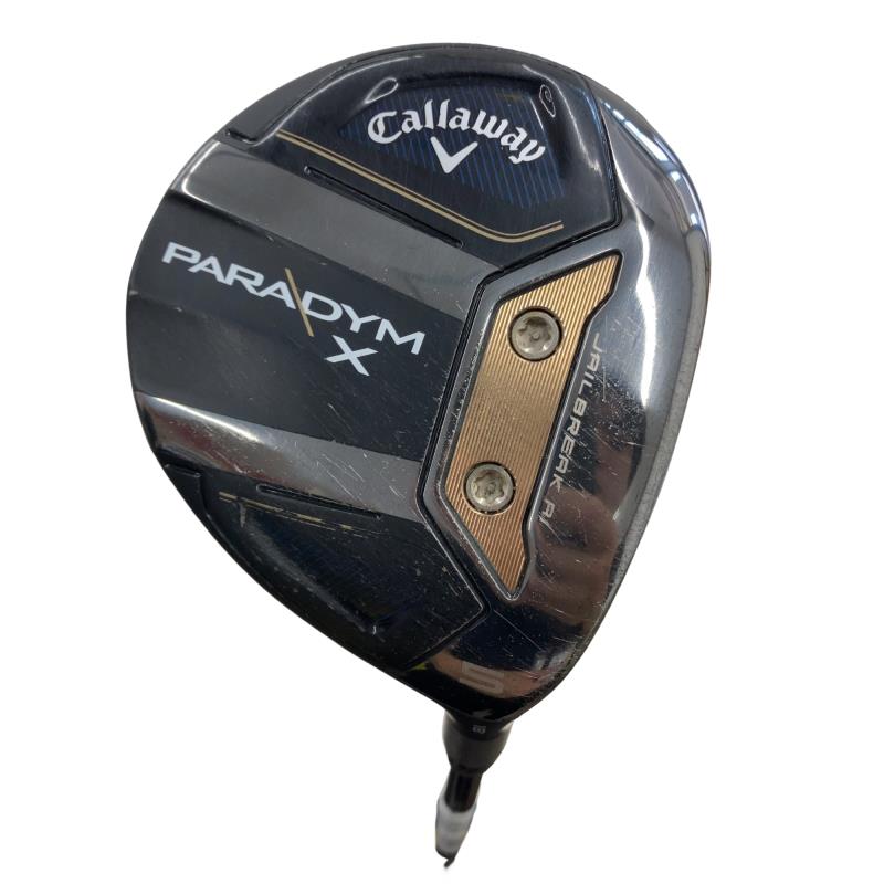 【中古】 キャロウェイ PARADYM X 5W フェアウェイウッド FW 純然たる特注矢がら (フレックスS) メンズ 成人男性用 右利き 右用 C位置づける ゴルフ野球クラブ