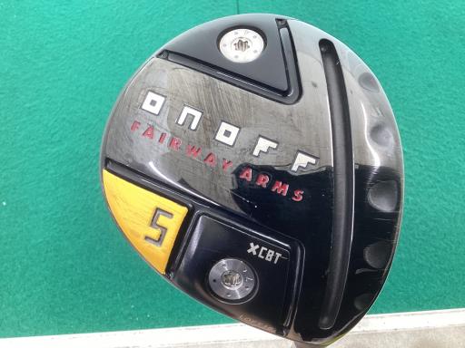 【中古】 ダイワ(グローブライド) ONOFF ARMS(2022) KURO 5W フェアウェイウッド FW CBT:622F (フレックスS) メンズ 男性用 右利き 右用 Cランク ゴルフクラブ