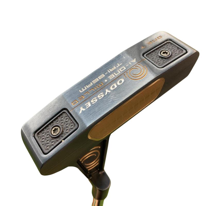 【中古】 オデッセイ Ai-ONE・MILLED TRI-BEAM ONE T 34in パター PT STROKE LAB 90 スチール写真 (フレックス余分の物) メンズ 成人男性用 右利き 右用 C価値づける ゴルフ野球クラブ