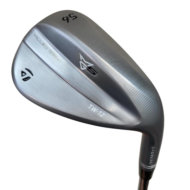 【中古】 仕立て屋お手伝いさん Taylor Made MILLED GRIND 5 56°/12°TW ウェッジ WG 純然たる特注矢がら (フレックスS) メンズ 成人男性用 右利き 右用 C位置づける ゴルフ野球クラブ