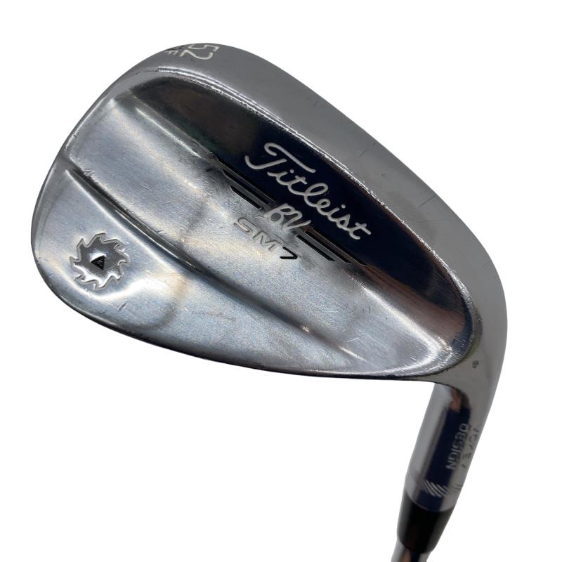 【中古】 タイトリスト VOKEY SPIN MILLED SM7 ツアークロム 52°/12°F ウェッジ WG Dynamic Gold (フレックスS) メンズ 男性用 右利き 右用 Cランク ゴルフクラブ