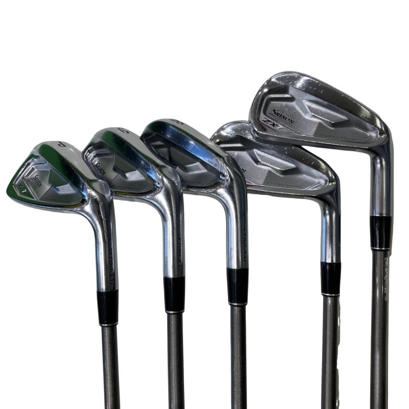 【中古】 ダンロップ SRIXON ZX7 Mk II 6S アイアンセット IR 純正特注シャフト (フレックスX) メンズ 男性用 右利き 右用 Cランク ゴルフクラブ