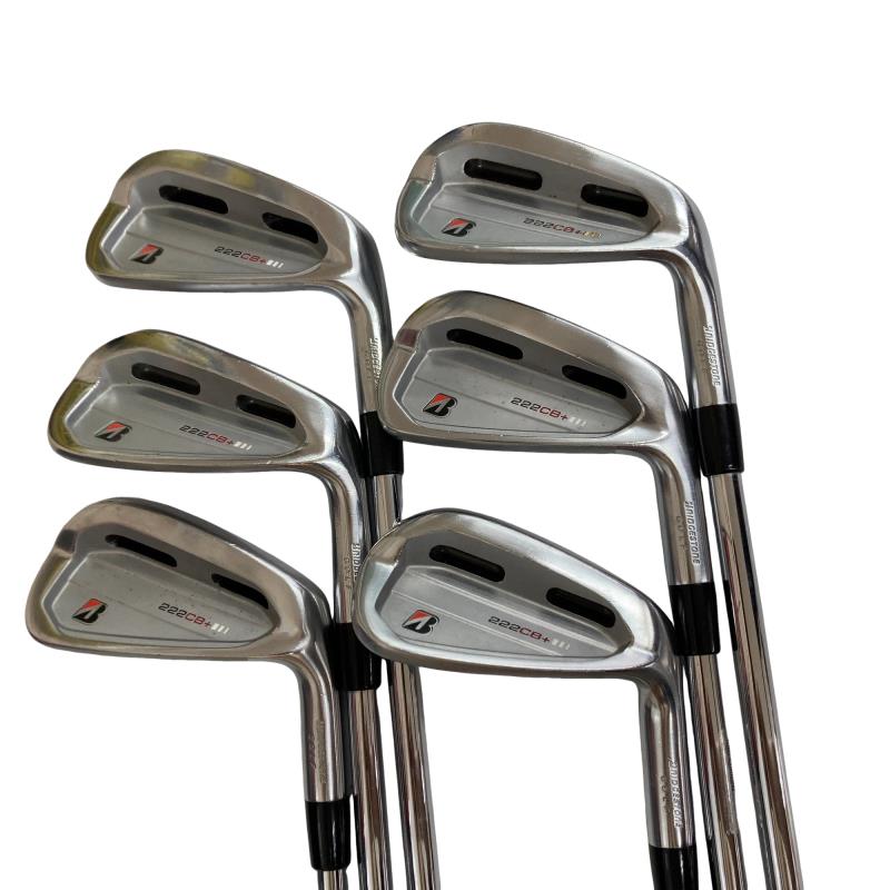 【中古】 ブリヂストン BRIDGESTONE 222CB+ 6S アイアン仕掛ける IR NS PRO MODUS3 TOUR105 (フレックスS) メンズ 成人男性用 右利き 右用 C価値づける ゴルフ野球クラブ