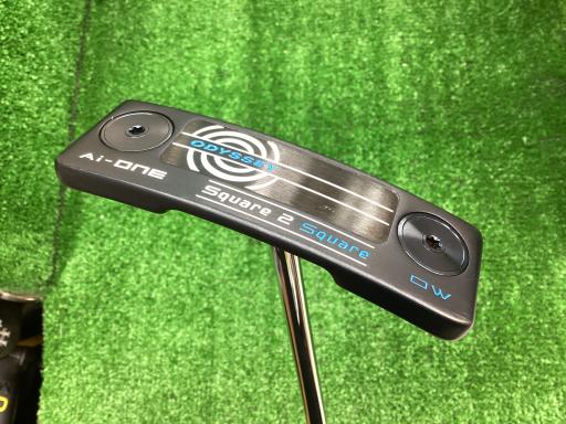 【中古】 オデッセイ Ai-ONE SQUARE 2 SQUARE DW 33インチ パター PT STROKE LAB 90 スチール (フレックスその他) メンズ 男性用 右利き 右用 Cランク ゴルフクラブ｜ゴルフパートナー 中古クラブ店