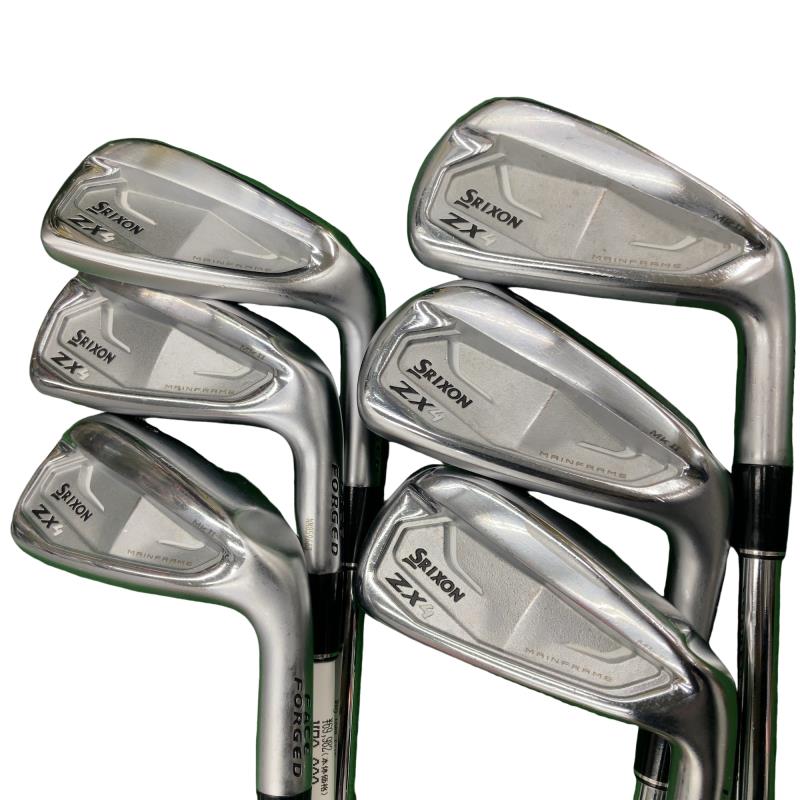 【中古】 ダンロップ SRIXON ZX4 Mk II 6S アイアン仕掛ける IR KBS TOUR LITE (フレックスS) メンズ 成人男性用 右利き 右用 C価値づける ゴルフ野球クラブ