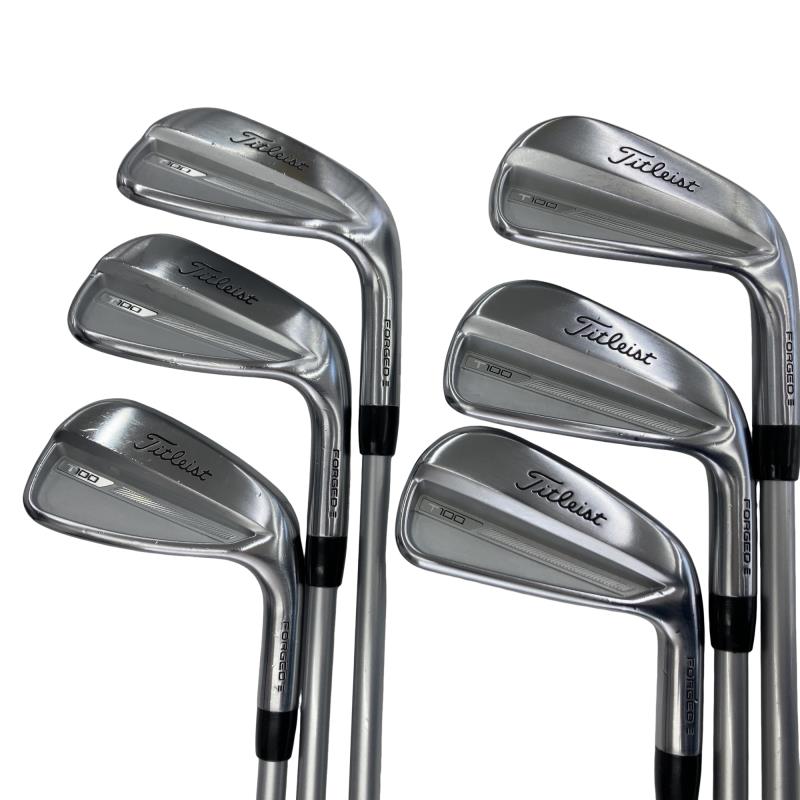 【中古】 タイトリスト Titleist T100(2023) 6S アイアンセット IR リシャフト (フレックスその他) メンズ 男性用 右利き 右用 Cランク ゴルフクラブ
