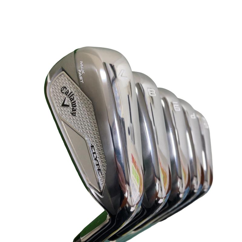 【中古】 キャロウェイ ELYTE MAX FAST 5S レディース アイアンセット IR LIN-Q GREEN 40 for CW(ELYTE IR) (フレックスL) レディース 女性用 右利き 右用 Cランク ゴルフクラブ