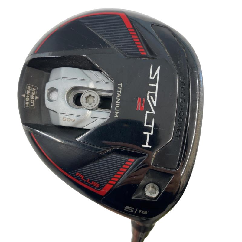 【中古】 テーラーメイド STEALTH2 PLUS 5W フェアウェイウッド FW Diamana TM50(FW) (フレックスS) メンズ 男性用 右利き 右用 Cランク ゴルフクラブ