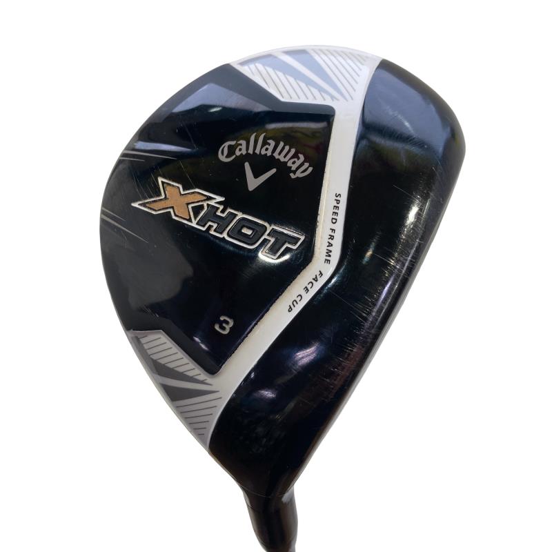 【中古】 キャロウェイ X HOT  3W フェアウェイウッド FW リシャフト (フレックス余分の物) メンズ 成人男性用 右利き 右用 C価値づける ゴルフ野球クラブ