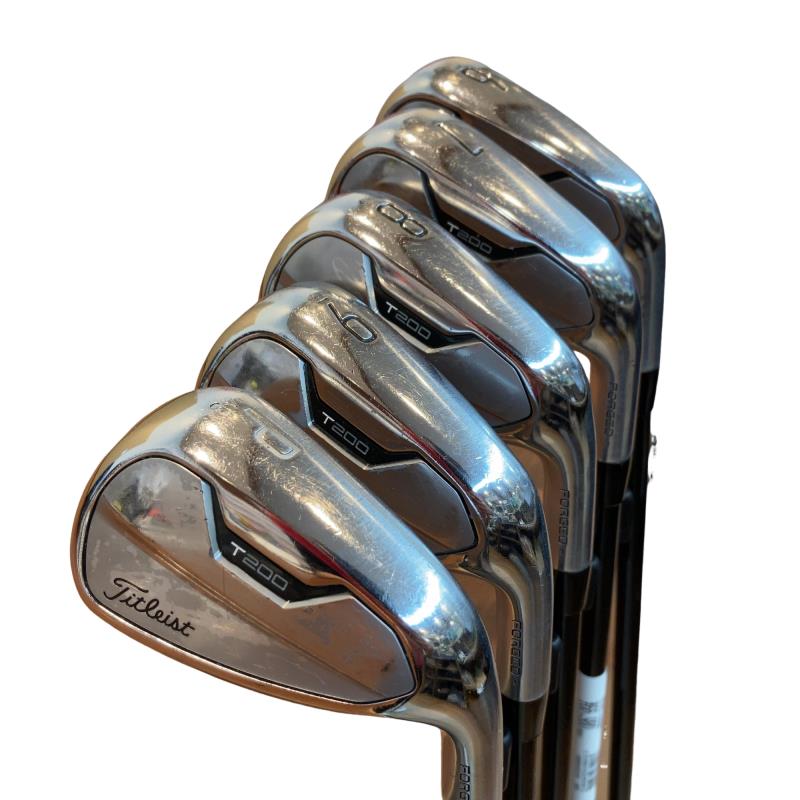 【中古】 タイトリスト Titleist T200(2021) 5S アイアン仕掛ける IR 完全無欠特注立て坑 (フレックスS) メンズ 成人男性用 右利き 右用 C価値づける ゴルフ野球クラブ