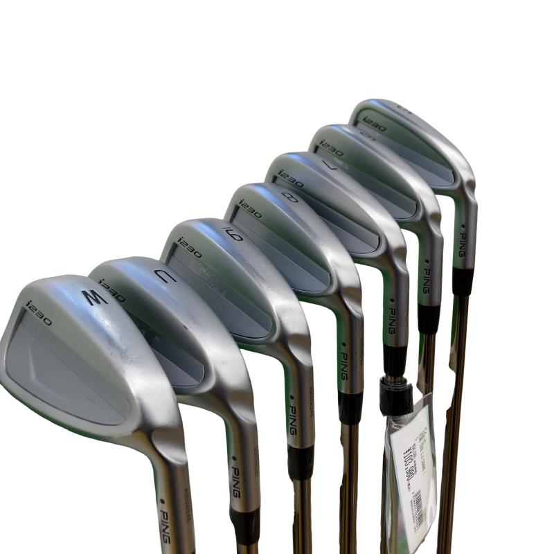 【中古】 ピン i230 7S アイアンセット IR PING TOUR 2.0 CHROME I (フレックスS) メンズ 男性用 右利き 右用 Cランク ゴルフクラブ