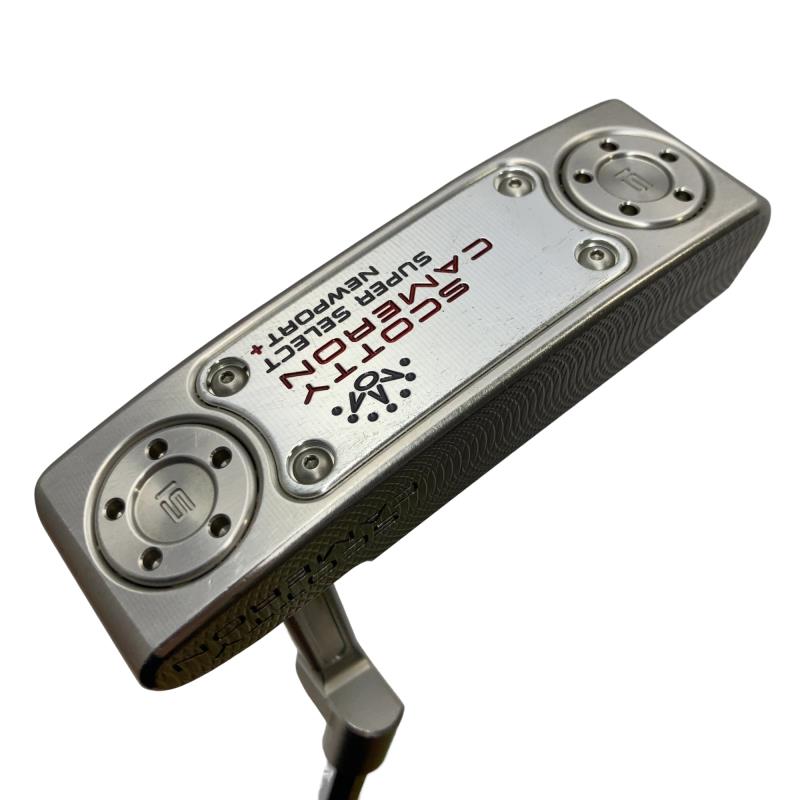 【中古】 タイトリスト SCOTTY CAMERON SUPER SELECT NEWPORT PLUS 34in パター PT スチール写真 (フレックス余分の物) メンズ 成人男性用 右利き 右用 C序列付ける ゴルフ野球クラブ