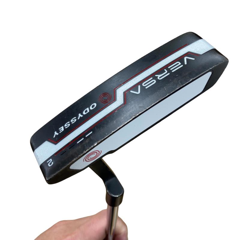 【中古】 オデッセイ VERSA #2 ブラック 34インチ パター PT スチール (フレックスその他) メンズ 男性用 右利き 右用 Cランク ゴルフクラブ