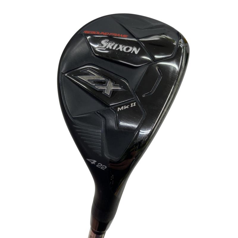 【中古】 ダンロップ SRIXON ZX Mk II HYBRID H4 ユーティリティ UT 純正特注シャフト (フレックスS) メンズ 男性用 右利き 右用 Cランク ゴルフクラブ