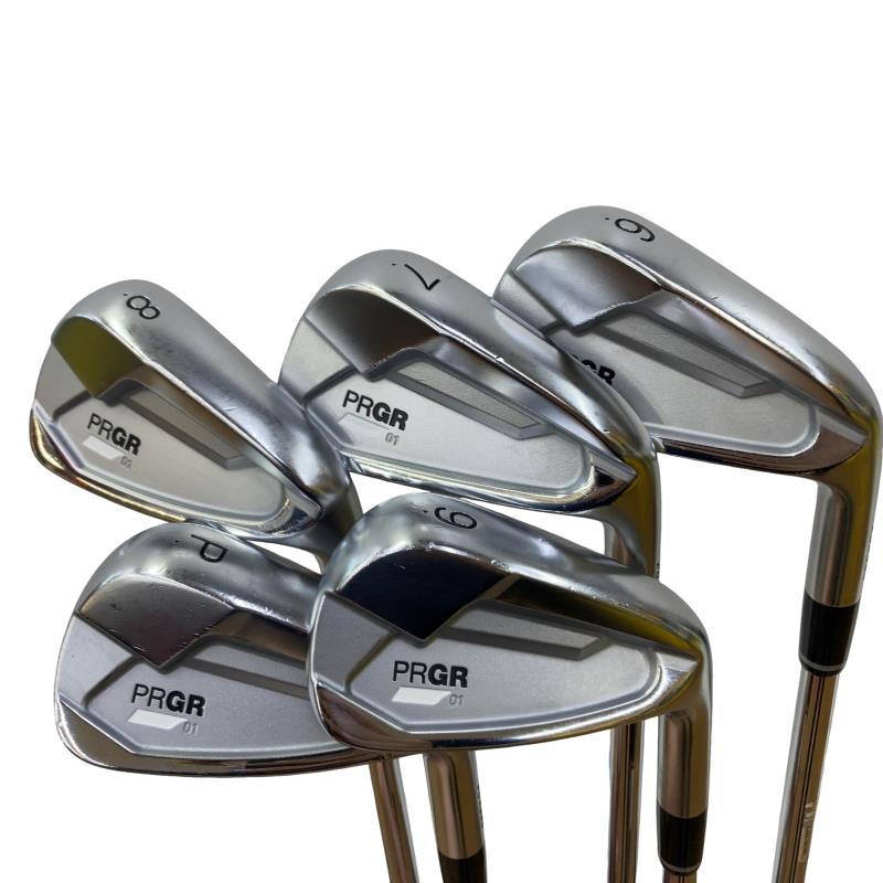【中古】 労働者階級歯車 PRGR 01(2023) 5S アイアン仕掛ける IR スペックスチールIII Ver.2 (フレックスS) メンズ 成人男性用 右利き 右用 C価値づける ゴルフ野球クラブ