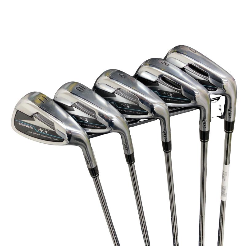 【中古】 本間ゴルフ BERES NX 5S アイアンセット IR NS PRO 850GH neo (フレックスS) メンズ 男性用 右利き 右用 Cランク ゴルフクラブ