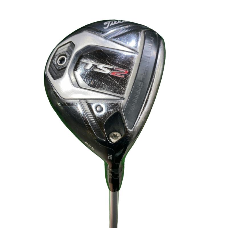 【中古】 タイトリスト TS2 18° フェアウェイウッド FW Titleist Speeder 519 EVOLUTION (フレックスS) メンズ 成人男性用 右利き 右用 C位置づける ゴルフ野球クラブ