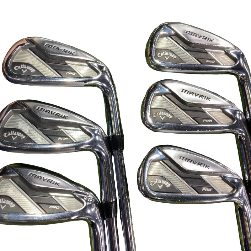 【中古】 キャロウェイ MAVRIK PRO 6S アイアンセット IR NS PRO MODUS3 TOUR105 (フレックスS) メンズ 男性用 右利き 右用 Cランク ゴルフクラブ