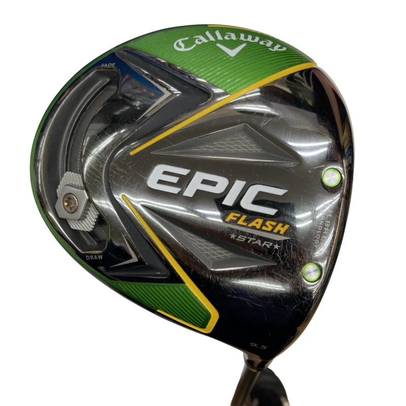 【中古】 キャロウェイ EPIC FLASH STAR 9.5° ドライバー DR Speeder EVOLUTION for CW(ドライバー) (フレックスS) メンズ 男性用 右利き 右用 Cランク ゴルフクラブ