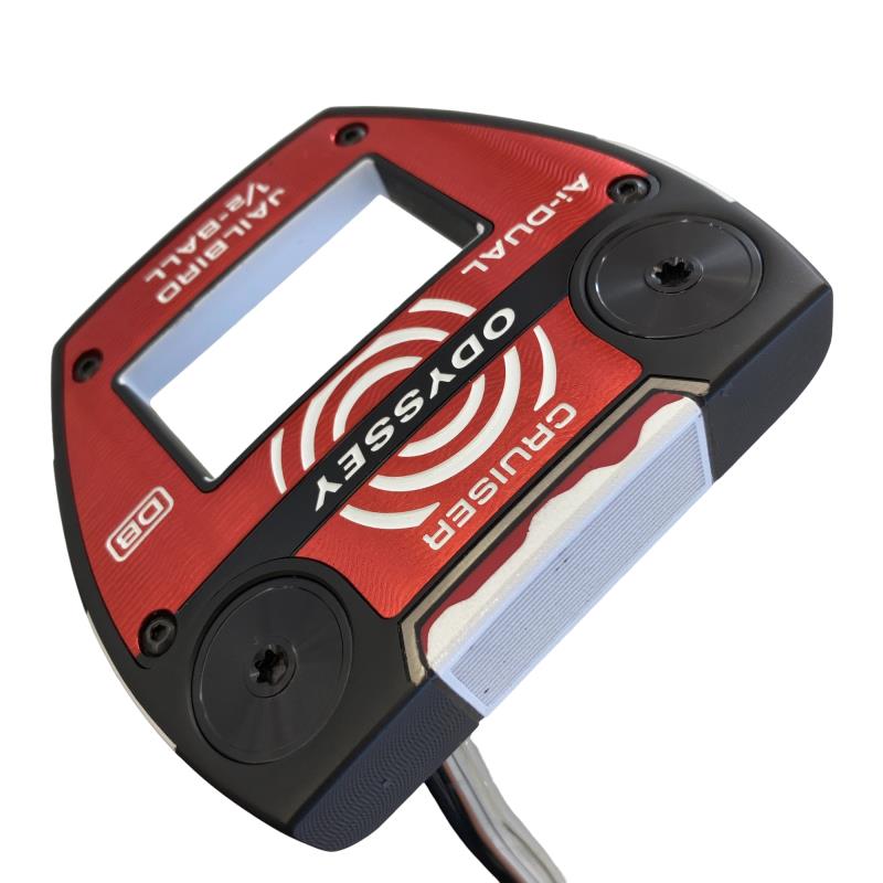【中古】 オデッセイ Ai-DUAL JAILBIRD 1/2-BALL CRUISER 38インチ パター PT STROKE LAB 140 スチール (フレックスその他) メンズ 男性用 右利き 右用 Cランク ゴルフクラブ