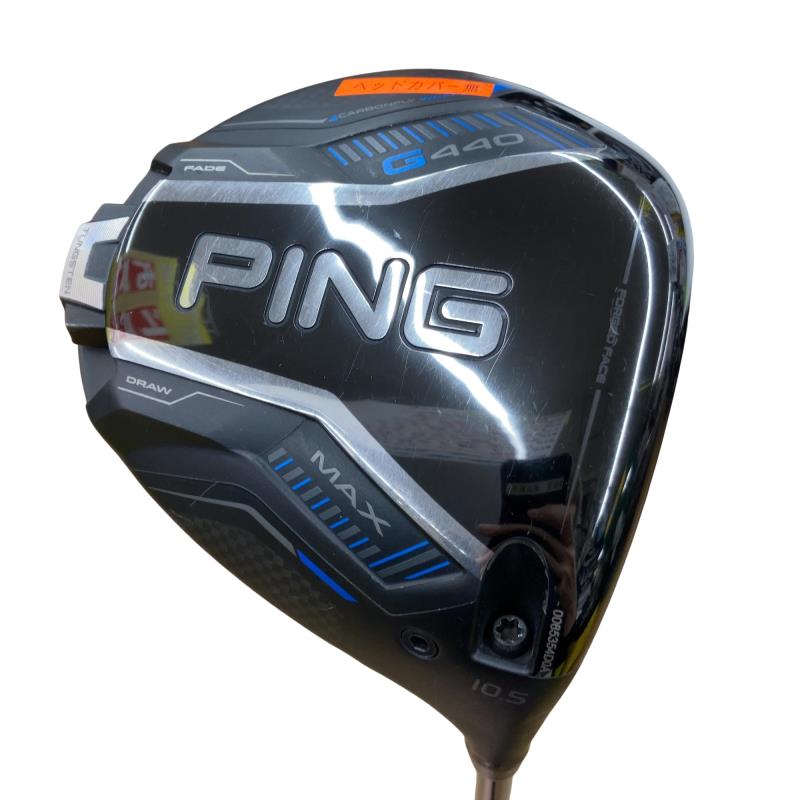 【中古】 ピン G440 MAX 10.5° １番ウッド DR PING TOUR 2.0 BLACK 65(DR) (フレックスS) メンズ 成人男性用 右利き 右用 C序列付ける ゴルフ野球クラブ