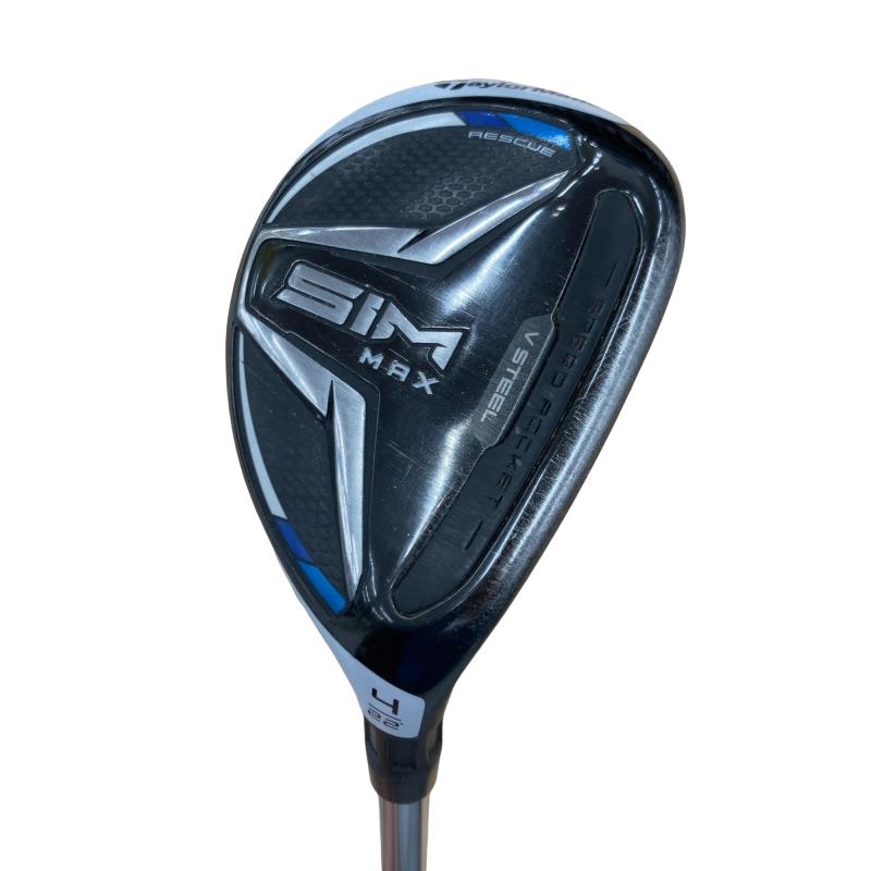 【中古】 テーラーメイド SIM MAX U4 ユーティリティ UT KBS MAX85 JP (フレックスS) メンズ 男性用 右利き 右用 Cランク ゴルフクラブ