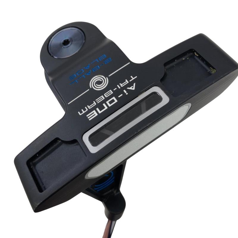 【中古】 オデッセイ Ai-ONE TRI-BEAM 2-BALL BLADE CH 34in パター PT STROKE LAB 90 スチール写真 (フレックス余分の物) メンズ 成人男性用 右利き 右用 B序列付ける ゴルフ野球クラブ