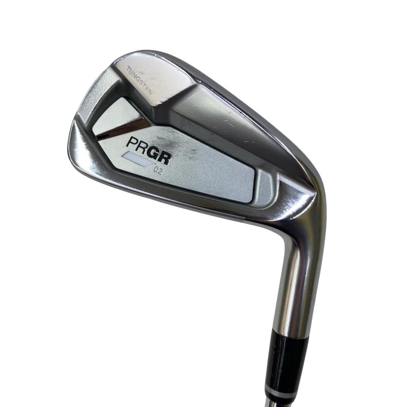 【中古】 労働者階級歯車 PRGR 02(2023) #5 単品アイアン LI スペックスチールIII Ver.2 (フレックスS) メンズ 成人男性用 右利き 右用 C価値づける ゴルフ野球クラブ