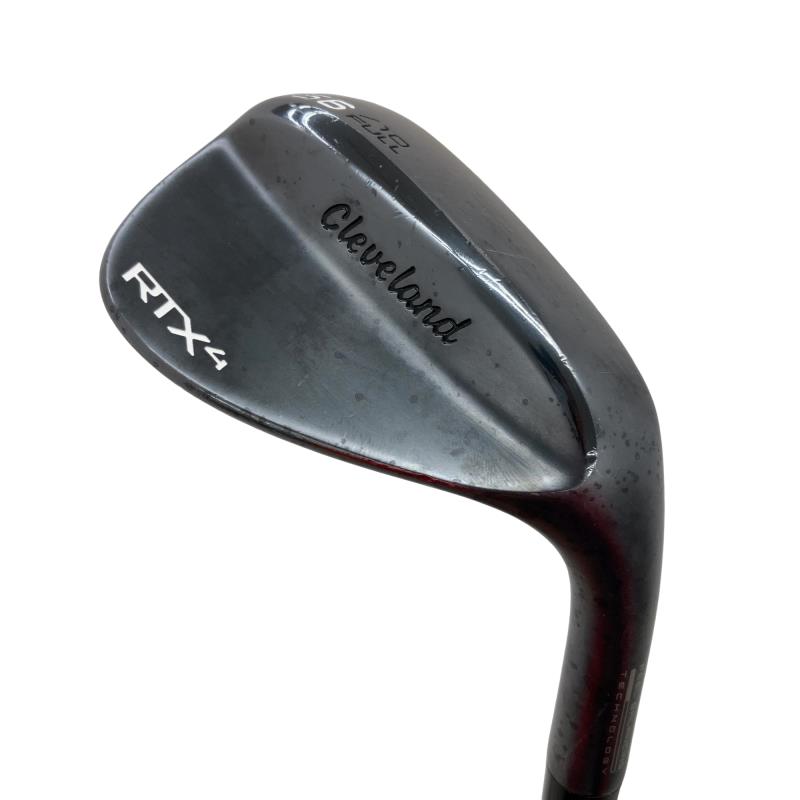 【中古】 クリーブランド Cleveland RTX-4 ブラックサテン 56°/10° FULL ウェッジ WG Dynamic Gold (フレックスS) メンズ 男性用 右利き 右用 Cランク ゴルフクラブ