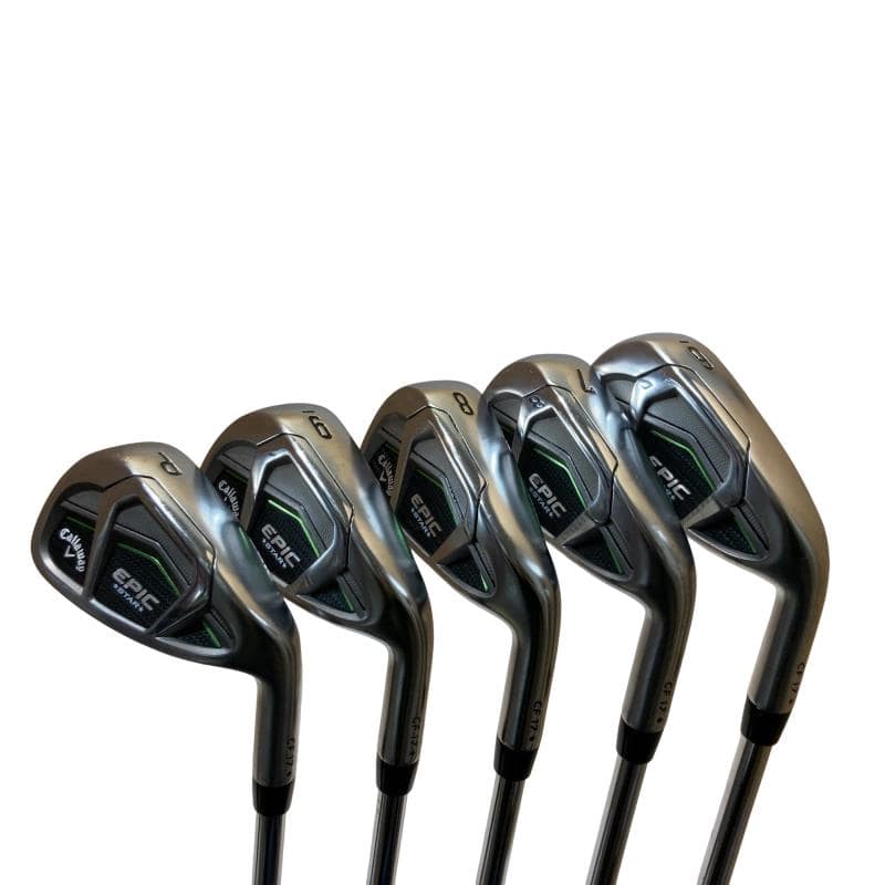 【中古】 キャロウェイ EPIC STAR 5S アイアンセット IR NS PRO ZELOS 7 (フレックスS) メンズ 男性用 右利き 右用 Dランク ゴルフクラブ