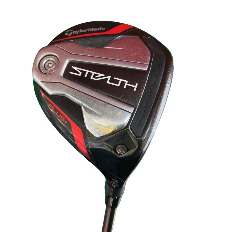 【中古】 テーラーメイド STEALTH PLUS+ 3W フェアウェイウッド FW 純正特注シャフト (フレックスS) メンズ 男性用 右利き 右用 Cランク ゴルフクラブ