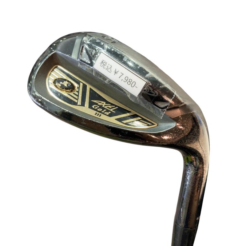 【中古】 つるや AXEL Gold Premium III AS ウェッジ WG AXEL Gold Premium III(アイアン) (フレックスR) メンズ 成人男性用 右利き 右用 C位置づける ゴルフ野球クラブ