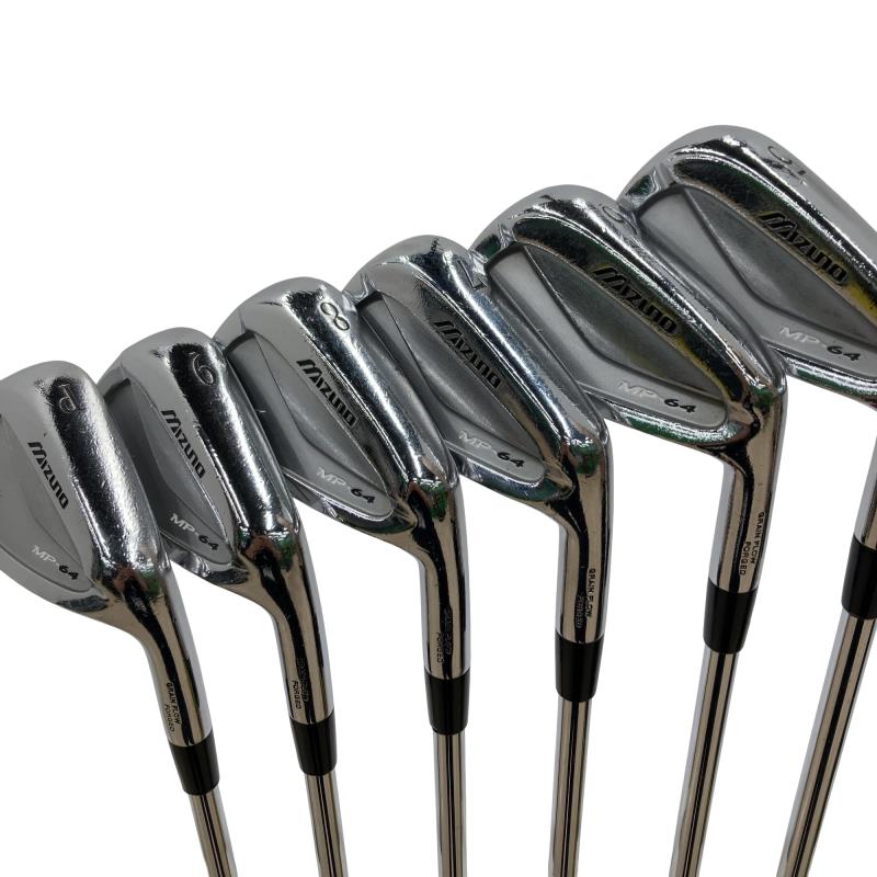 【中古】 ミズノ MP-64 6S USA アイアン書き割り IR Dynamic Gold (フレックスS) メンズ 成人男性用 右利き 右用 C序列付ける ゴルフ野球クラブ