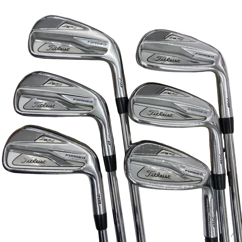 【中古】 タイトリスト Titleist AP2 718 6S アイアンセット IR AMT TOUR WHITE (フレックスS) メンズ 男性用 右利き 右用 Cランク ゴルフクラブ