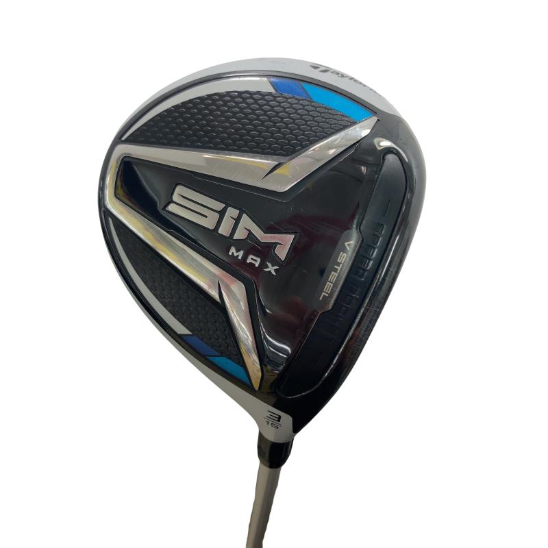 【中古】 テーラーメイド SIM MAX 3W レディース フェアウェイウッド FW TENSEI BLUE TM40(FW) (フレックスA) レディース 女性用 右利き 右用 Cランク ゴルフクラブ